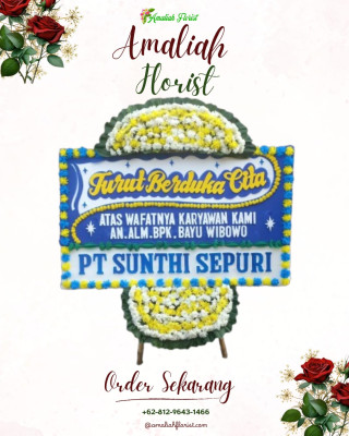 Papan Bunga Duka di Mabar